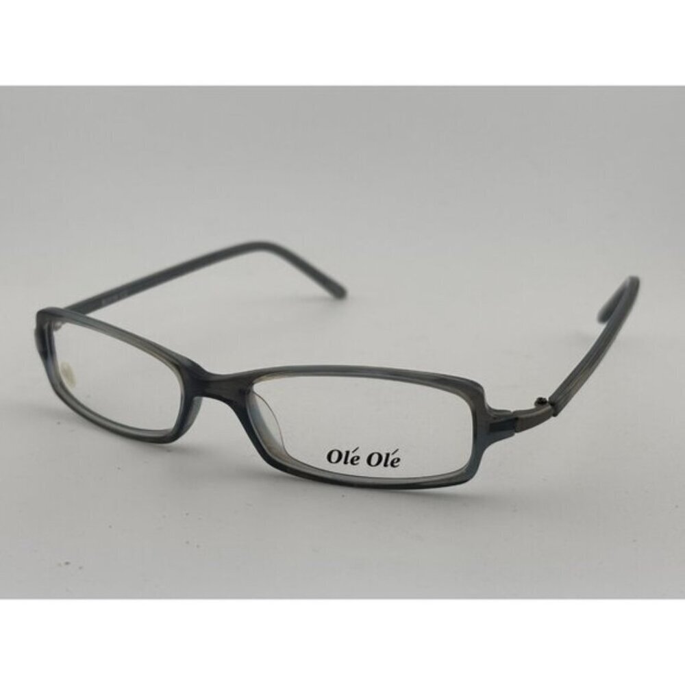 OLE OLE - SLV19 C2 47-15-130 Grey Acetate Rectangle Glasses Frames